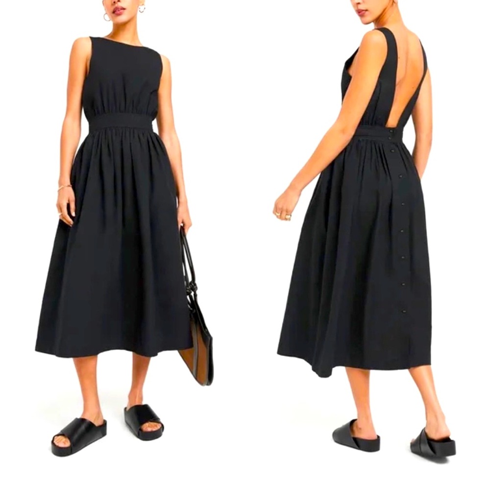 Suzie Kondi black cotton Kina dress
